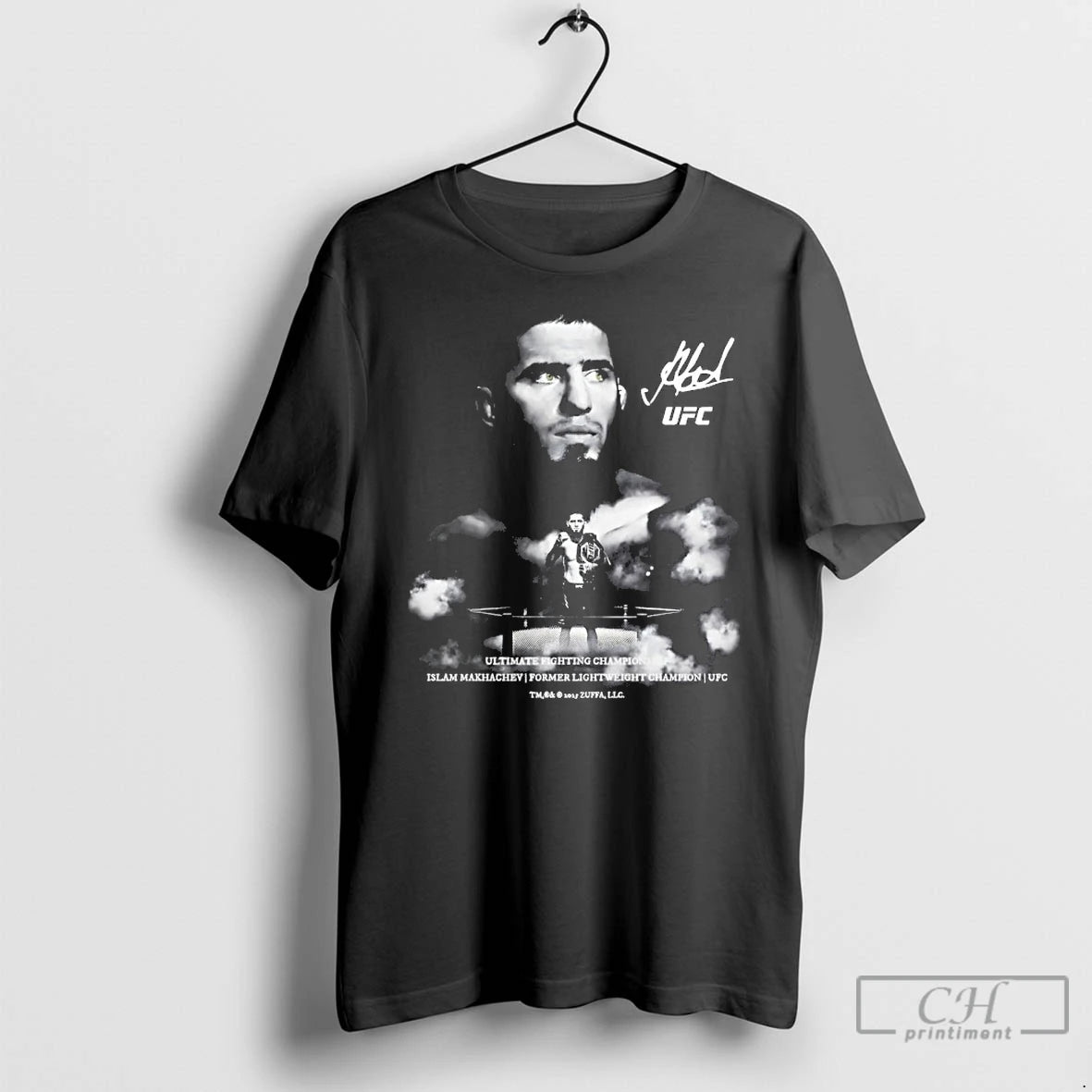 Classic Islam Makhachev Ufc 322 Staredown Signature T Shirts Hoodie Sweatshirt | PurePodTees.com