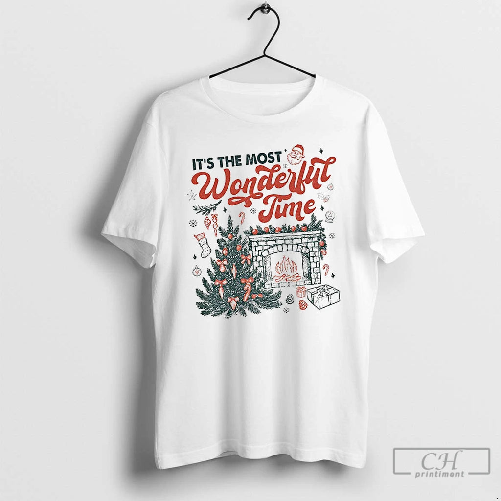 Classic Its The Most Wonderful Time Christmas Vintage Shirt Hoodie Sweatshirt | PurePodTees.com