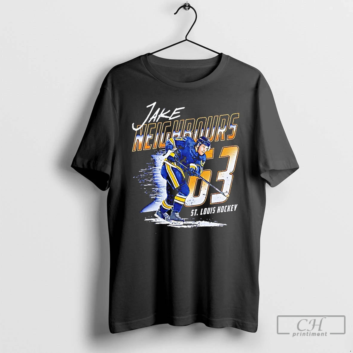 Classic Jake Neighbours 63 St Louis Hockey Player Name T Shirts Hoodie Sweatshirt | PurePodTees.com
