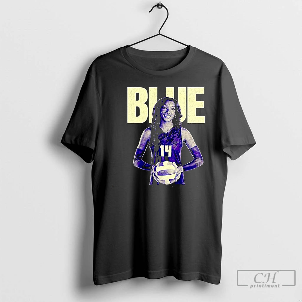 Classic Janelle Blue Middle Blocker Right Side From Clover Vintage Christmas T Shirts Hoodie Sweatshirt | PurePodTees.com