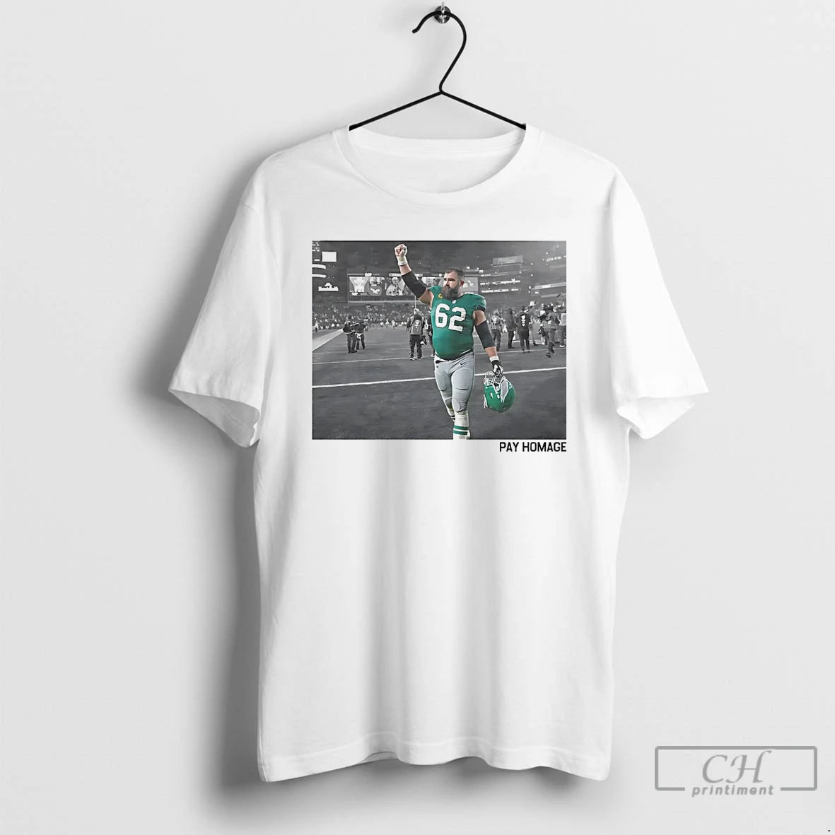 Classic Jason Kelce Pay Homage Shirt Hoodie Sweatshirt | PurePodTees.com