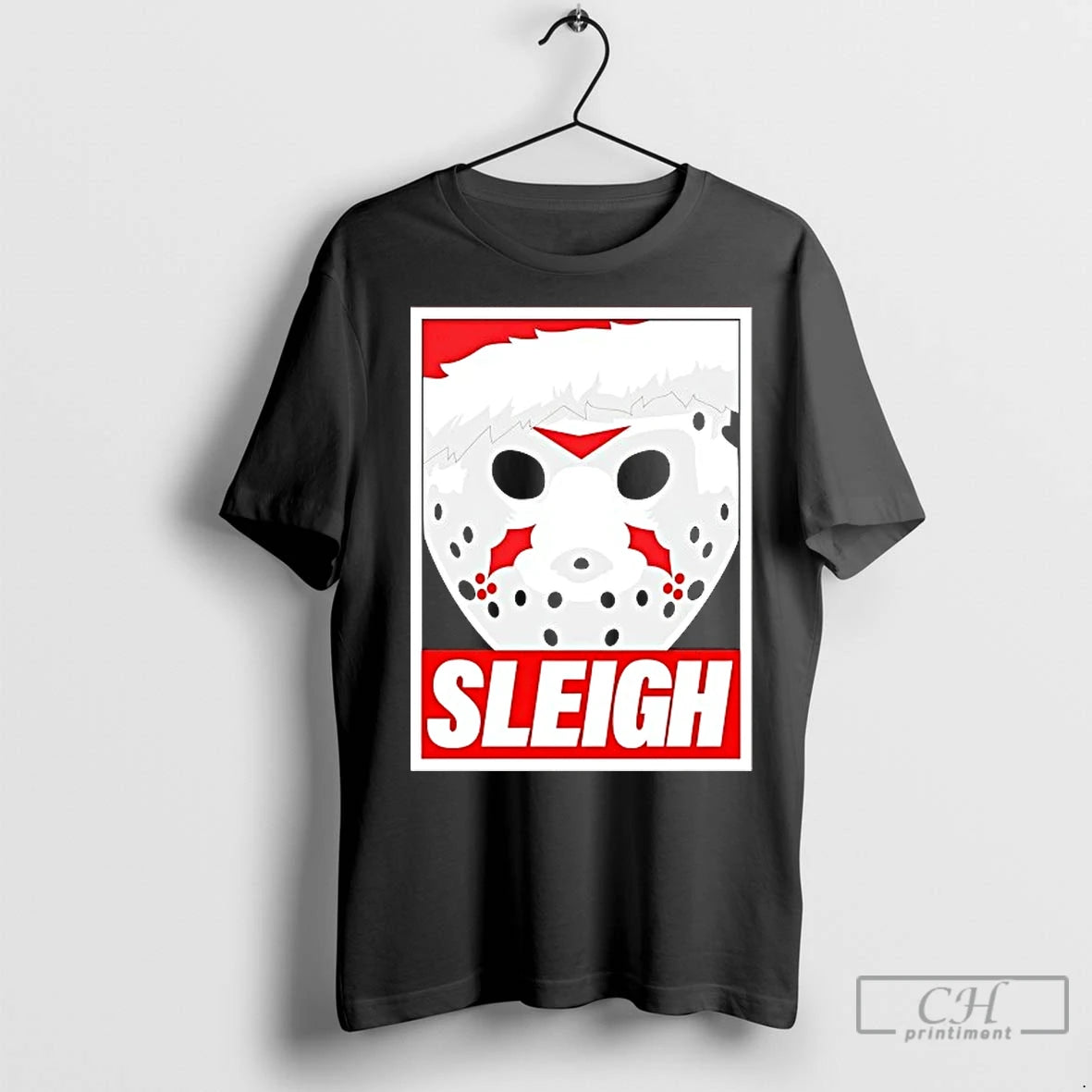 Classic Jason Voorhees Sleigh Christmas Shirt Hoodie Sweatshirt | PurePodTees.com