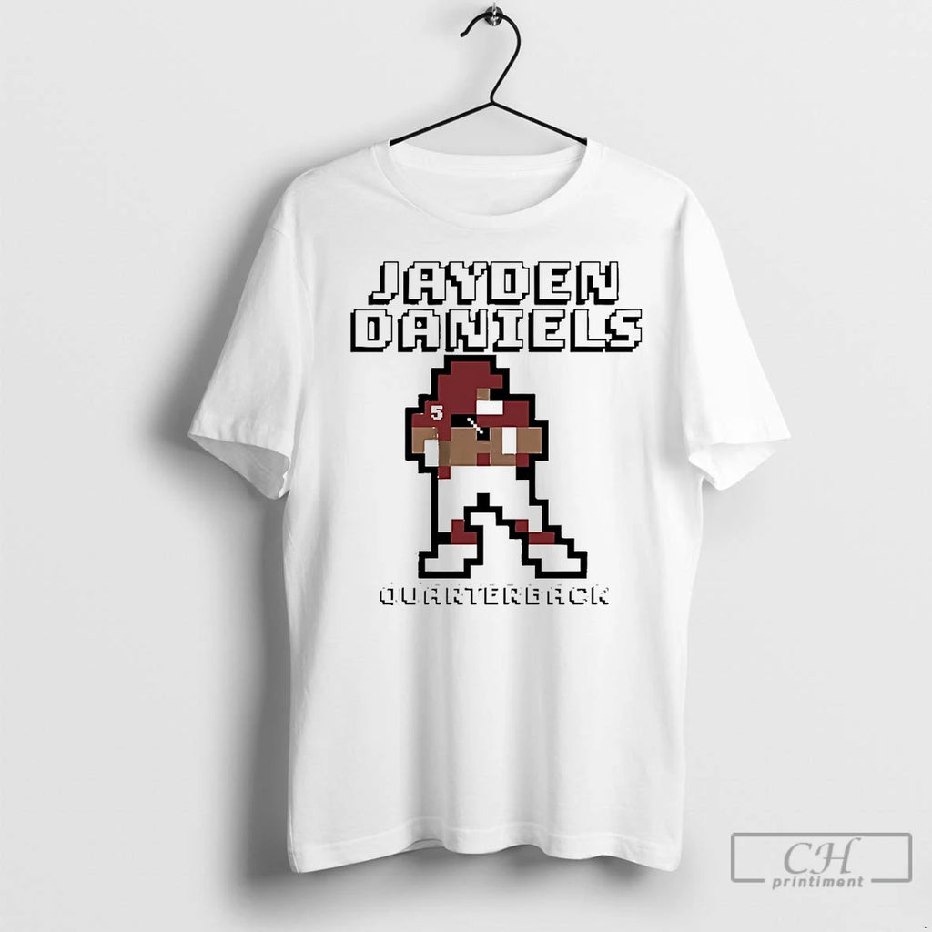 Classic Jayden Daniels Quarterback Baller Pixel Commanders