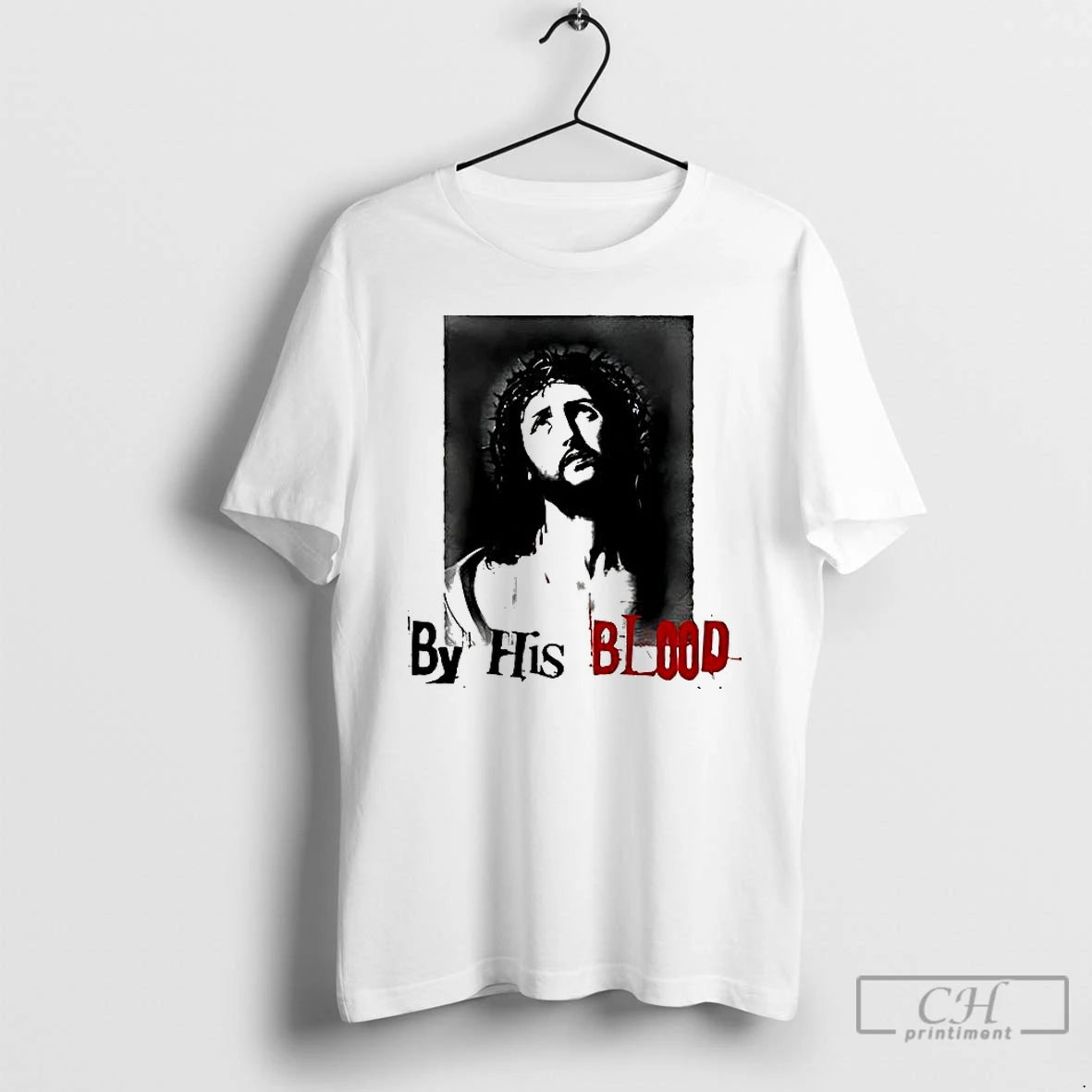 Classic Jesus By His Blood Shirt Hoodie Sweatshirt | PurePodTees.com