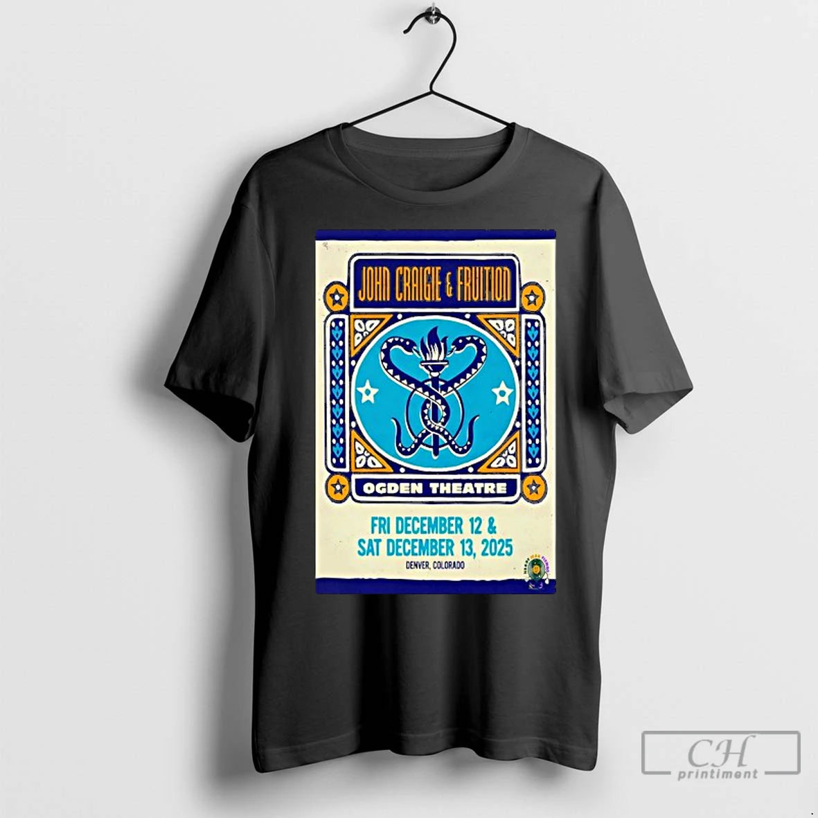 Classic John Craigie And Fruition December 12 13 2025 Ogden Theatre Denver Co Shirt Hoodie Sweatshirt | PurePodTees.com