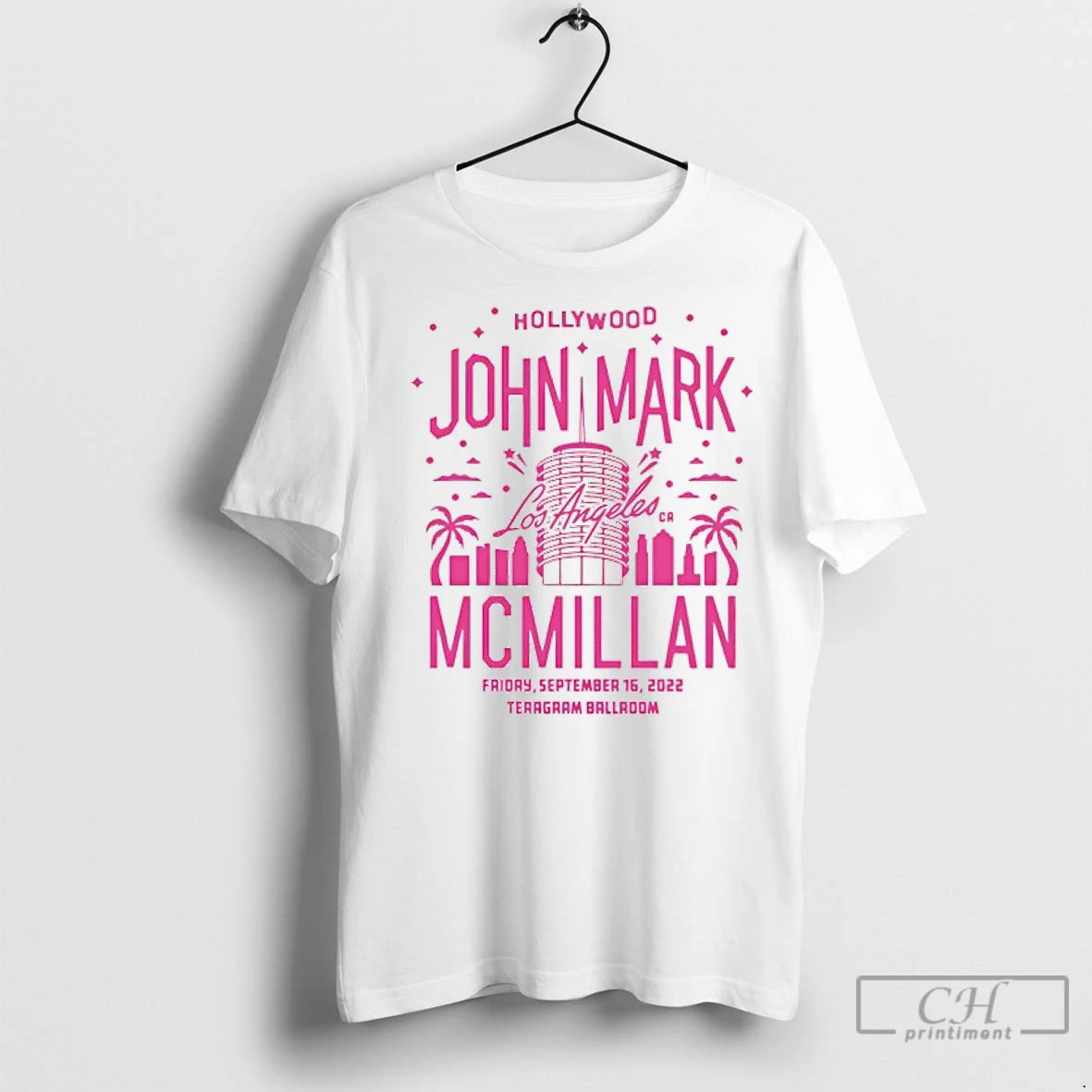 Classic John Mark Mcmillan Los Angeles Tour Shirt Hoodie Sweatshirt | PurePodTees.com
