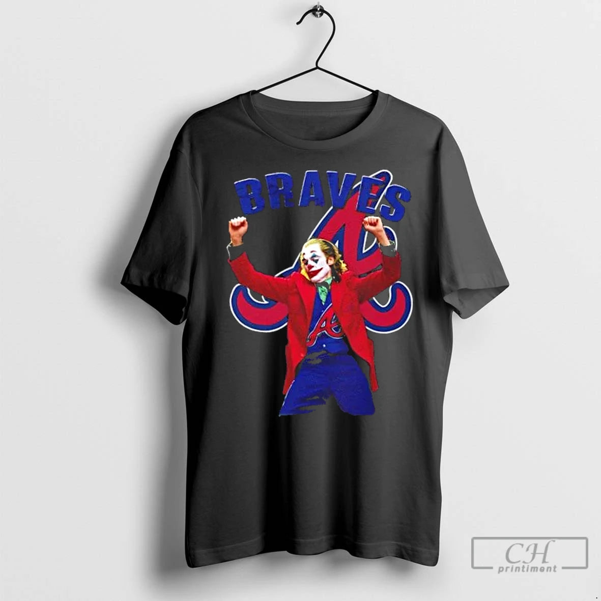 Classic Joker Dabbing X Atlanta Braves Baseball Shirt Hoodie Sweatshirt | PurePodTees.com
