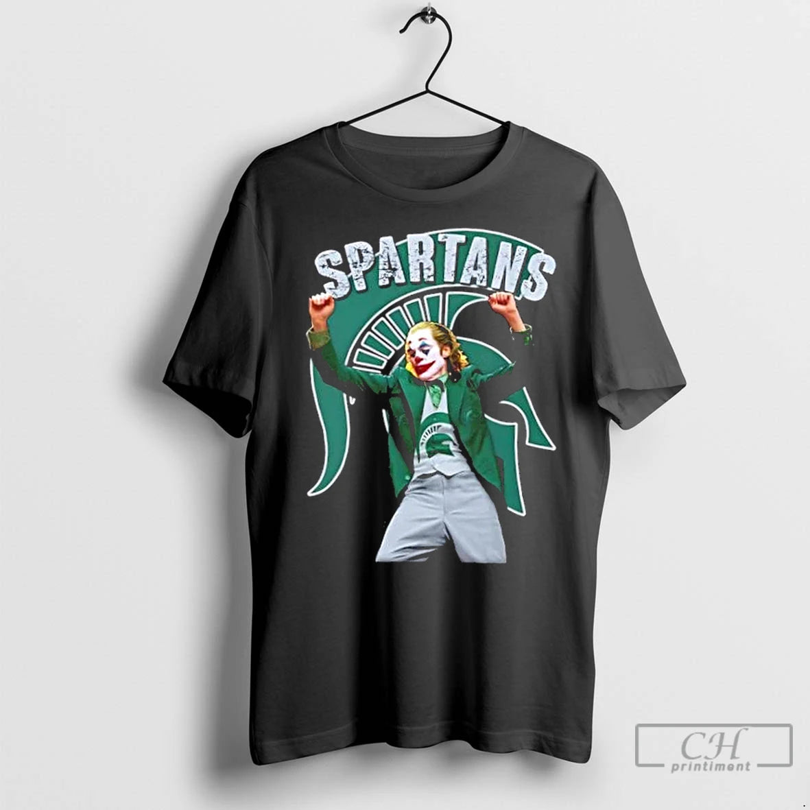 Classic Joker Dabbing X Michigan State Spartans Football Shirt Hoodie Sweatshirt | PurePodTees.com