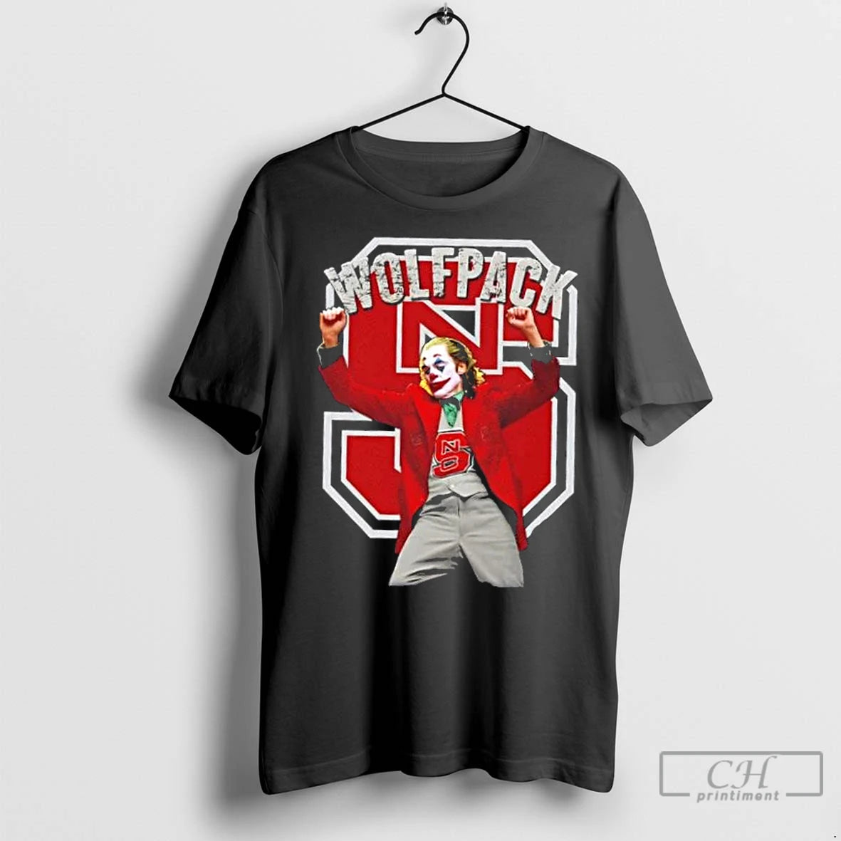 Classic Joker Dabbing X Nc State Wolfpack Football Shirt Hoodie Sweatshirt | PurePodTees.com