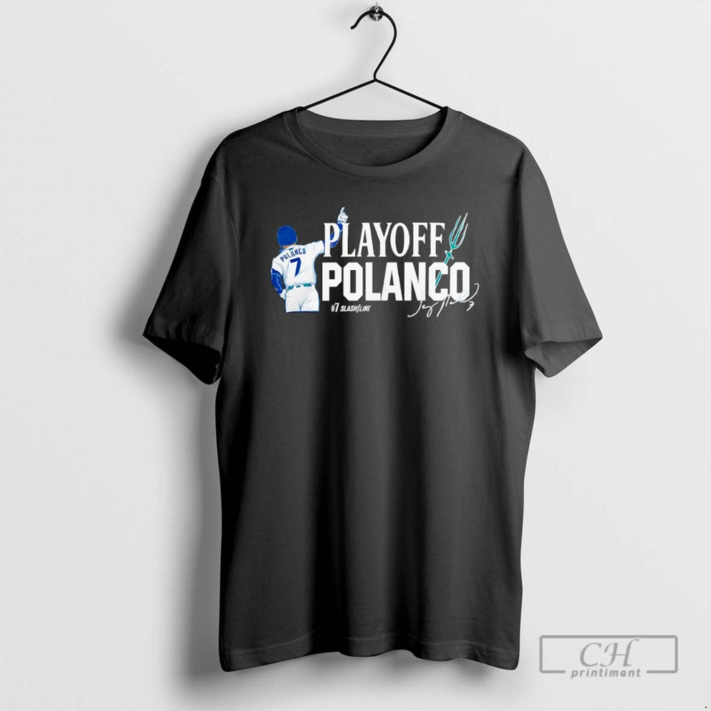 Classic Jorge Polanco Playoff Polanco Seattle Mariners Baseball 2025 Signature Shirt Sweater