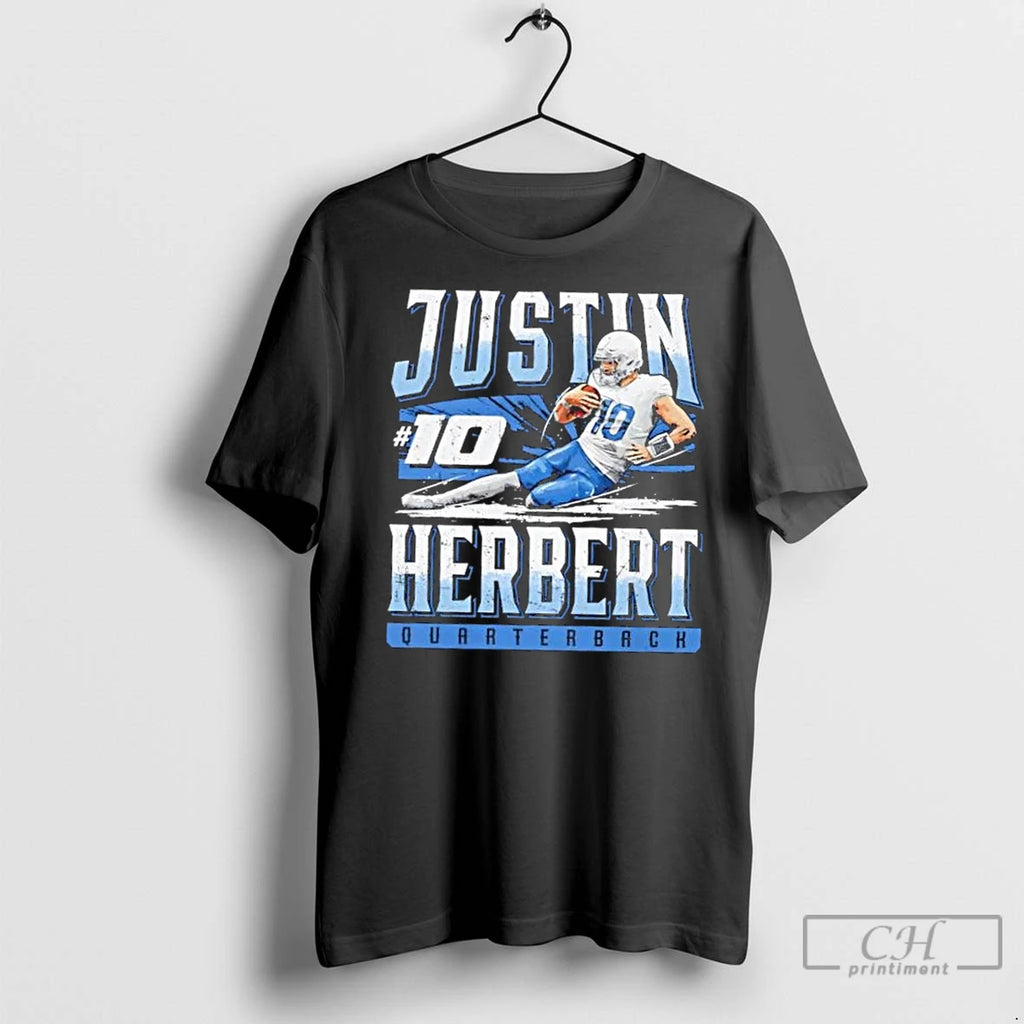Classic Justin Herbert Los Angeles Chargers Slide Shirt Hoodie Sweatshirt | PurePodTees.com