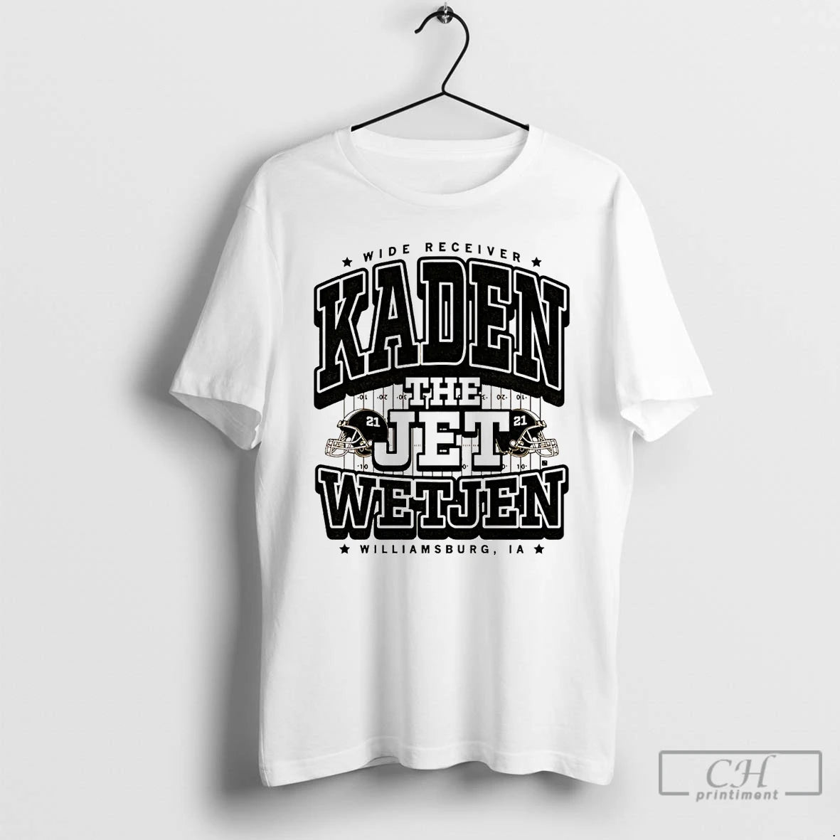 Classic Kaden Wetjen The Jet Wide Receiver Iowa Hawkeyes T Shirts Hoodie Sweatshirt | PurePodTees.com
