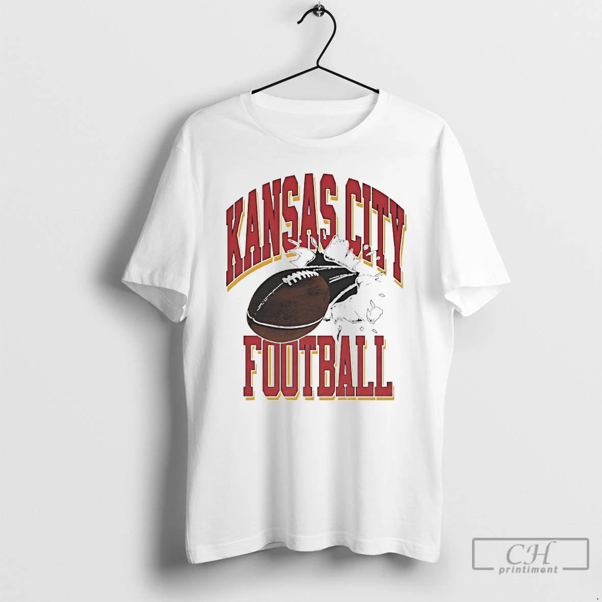 Classic Kansas City Football Natural Street Graphic Vintage T Shirts Hoodie Sweatshirt | PurePodTees.com