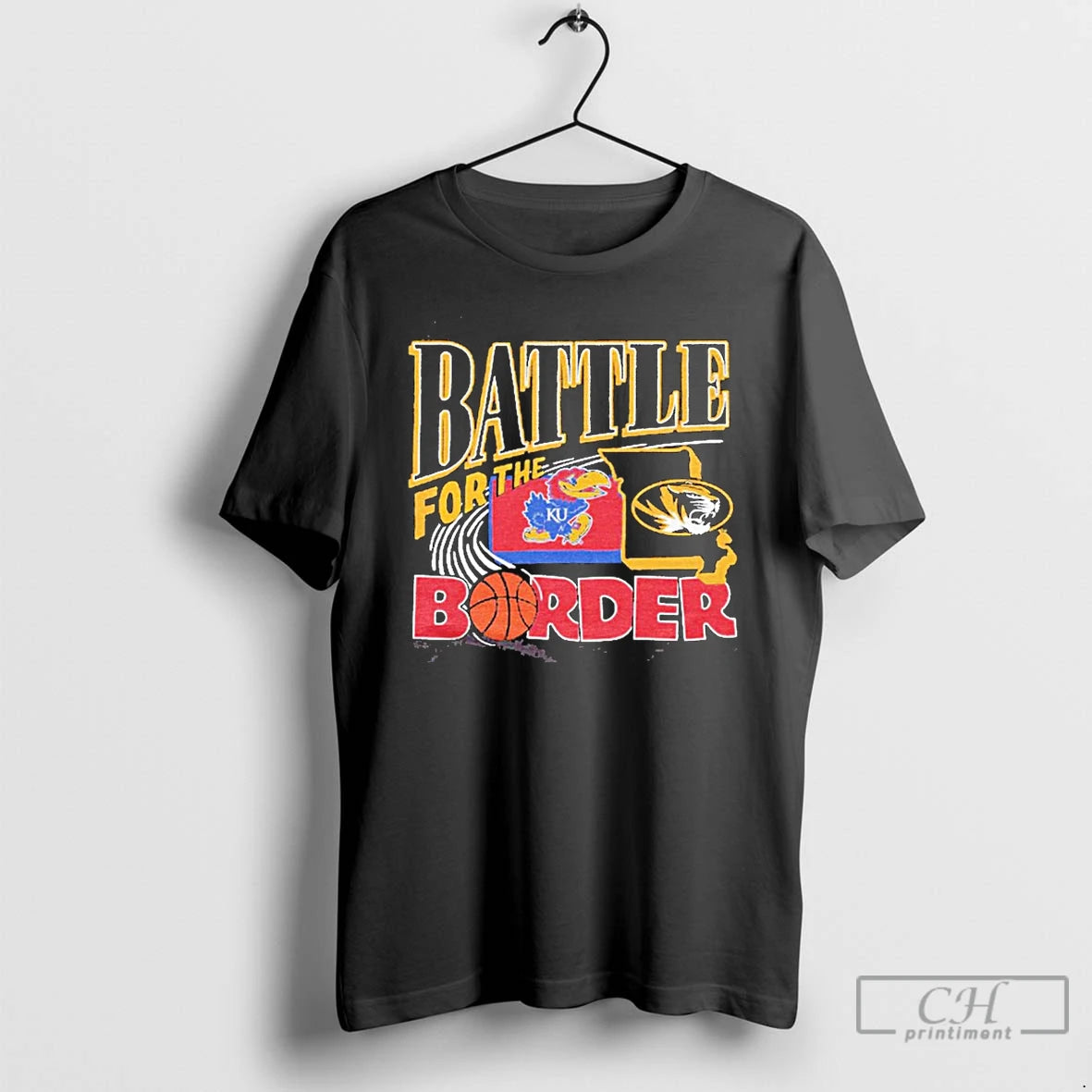 Classic Kansas Jayhawks Vs Missouri Tigers Battle For The Border Shirt Hoodie Sweatshirt | PurePodTees.com