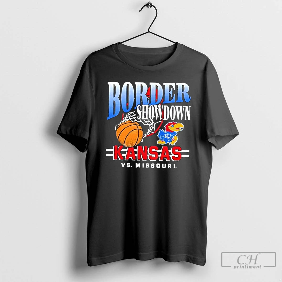 Classic Kansas Jayhawks Vs Missouri Tigers Basketball Border Showdown Shirt Hoodie Sweatshirt | PurePodTees.com