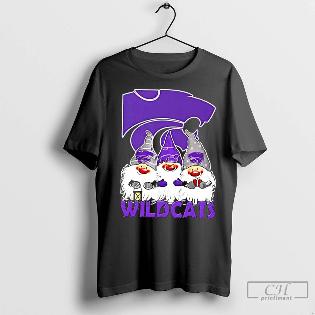 Classic Kansas State Wildcats X Gnomes Xmas Christmas Shirt Hoodie Sweatshirt | PurePodTees.com