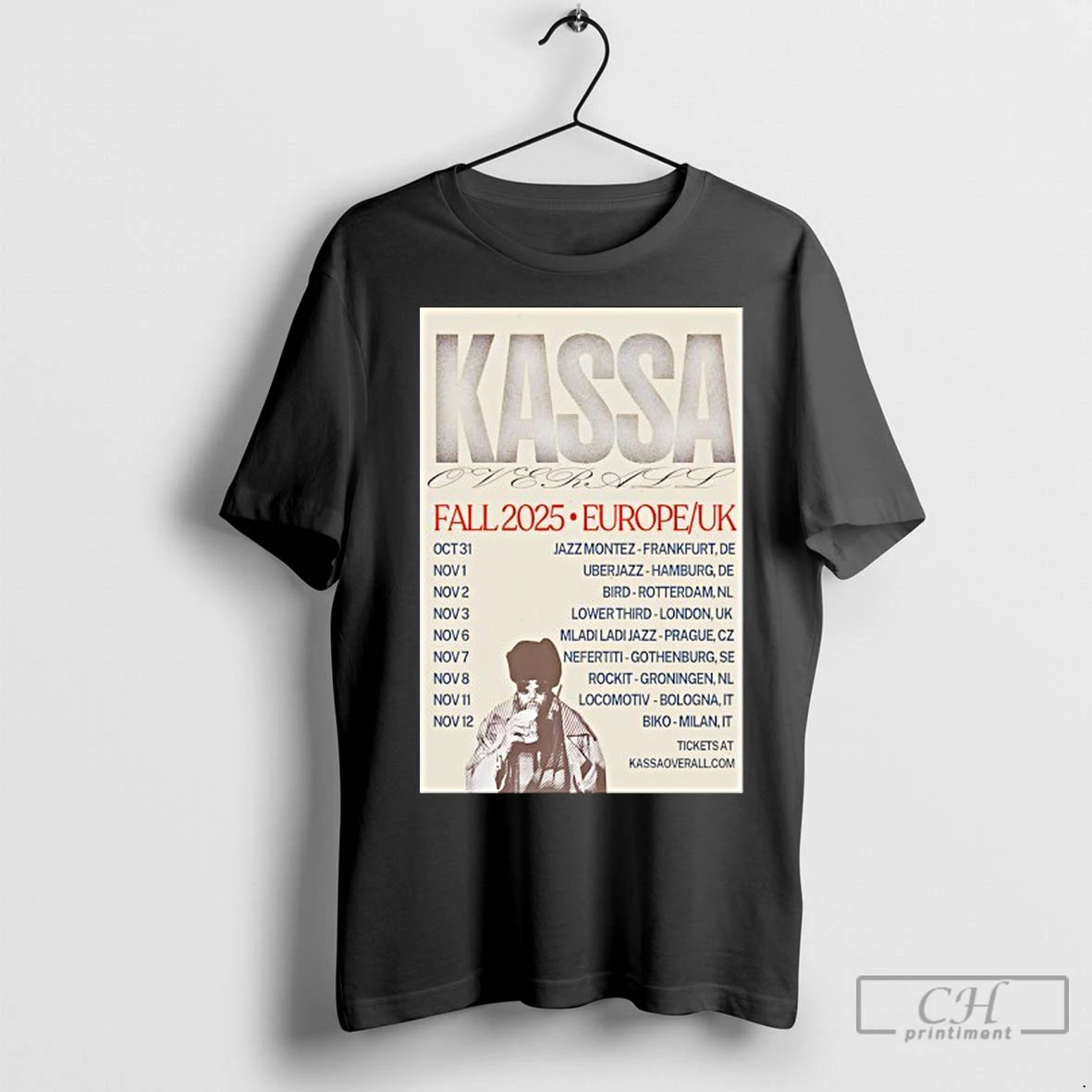 Classic Kassa Overall Europe Tour 2025 Shirt Hoodie Sweatshirt | PurePodTees.com