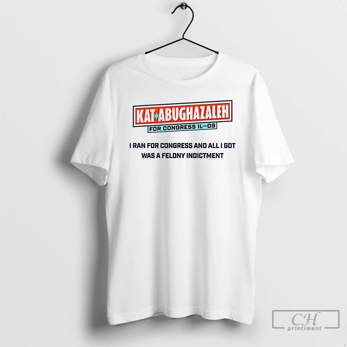 Classic Kat Abughazaleh For Congress Il 09 T Shirts Hoodie Sweatshirt | PurePodTees.com