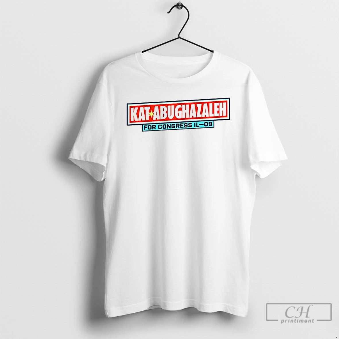 Classic Kat Abughazaleh For Illinois Il09 T Shirts Hoodie Sweatshirt | PurePodTees.com