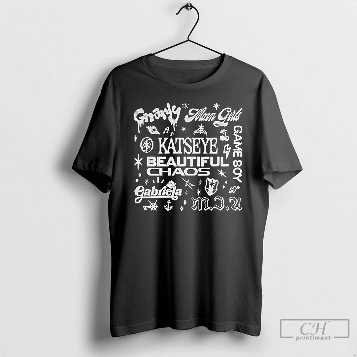Classic Katseye Tour Beautiful Chaos T Shirts Hoodie Sweatshirt | PurePodTees.com