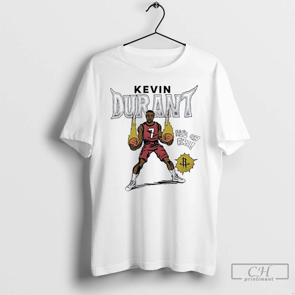 Classic Kevin Durant Houston Cockets Basketball Comic T Shirts Hoodie Sweatshirt | PurePodTees.com