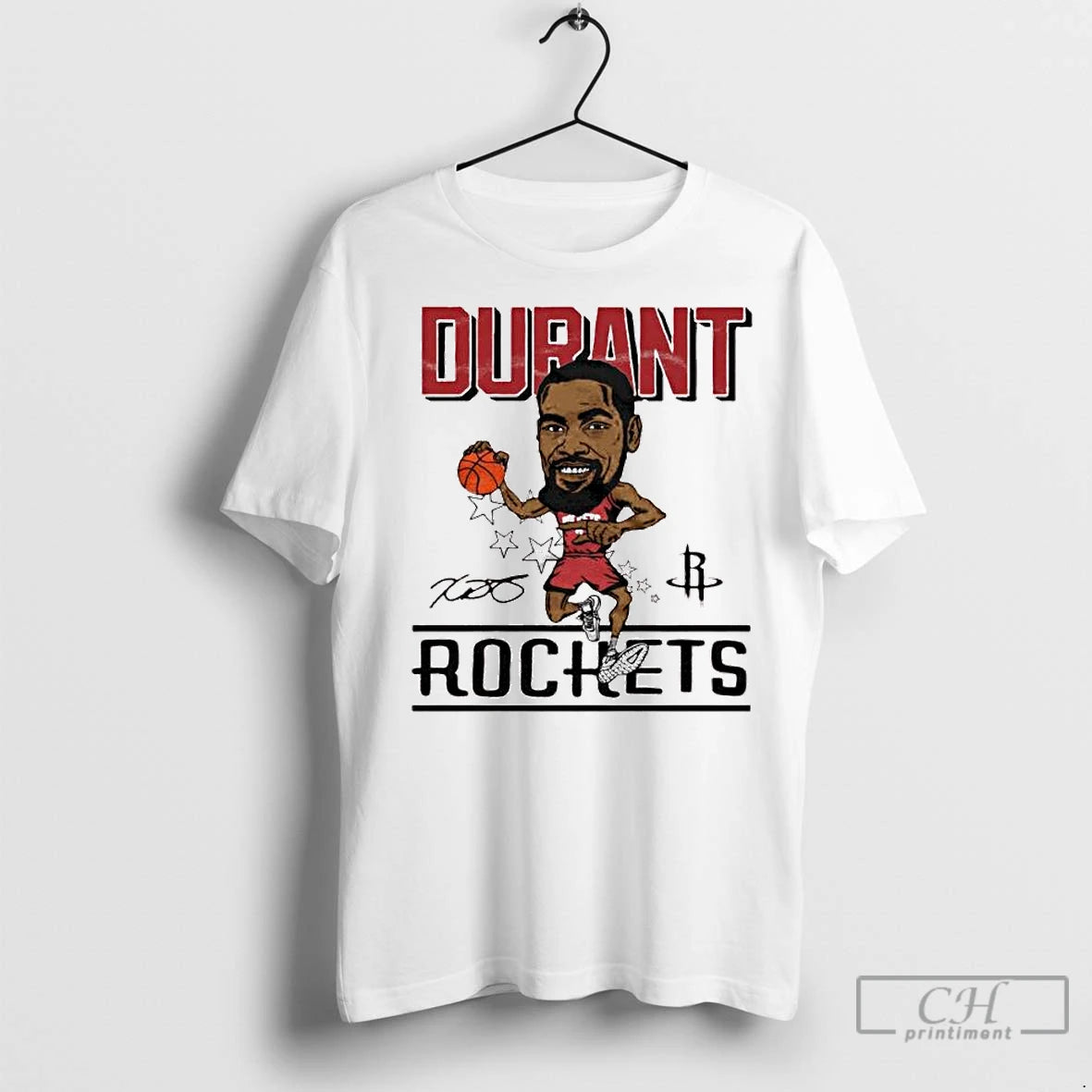 Classic Kevin Durant Nba Houston Rockets Signature Ornaments Shirt Hoodie Sweatshirt | PurePodTees.com
