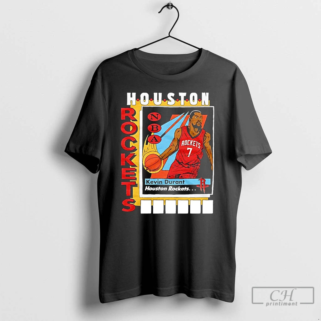 Classic Kevin Durant Trading Card Houston Rockets T Shirts Hoodie Sweatshirt | PurePodTees.com