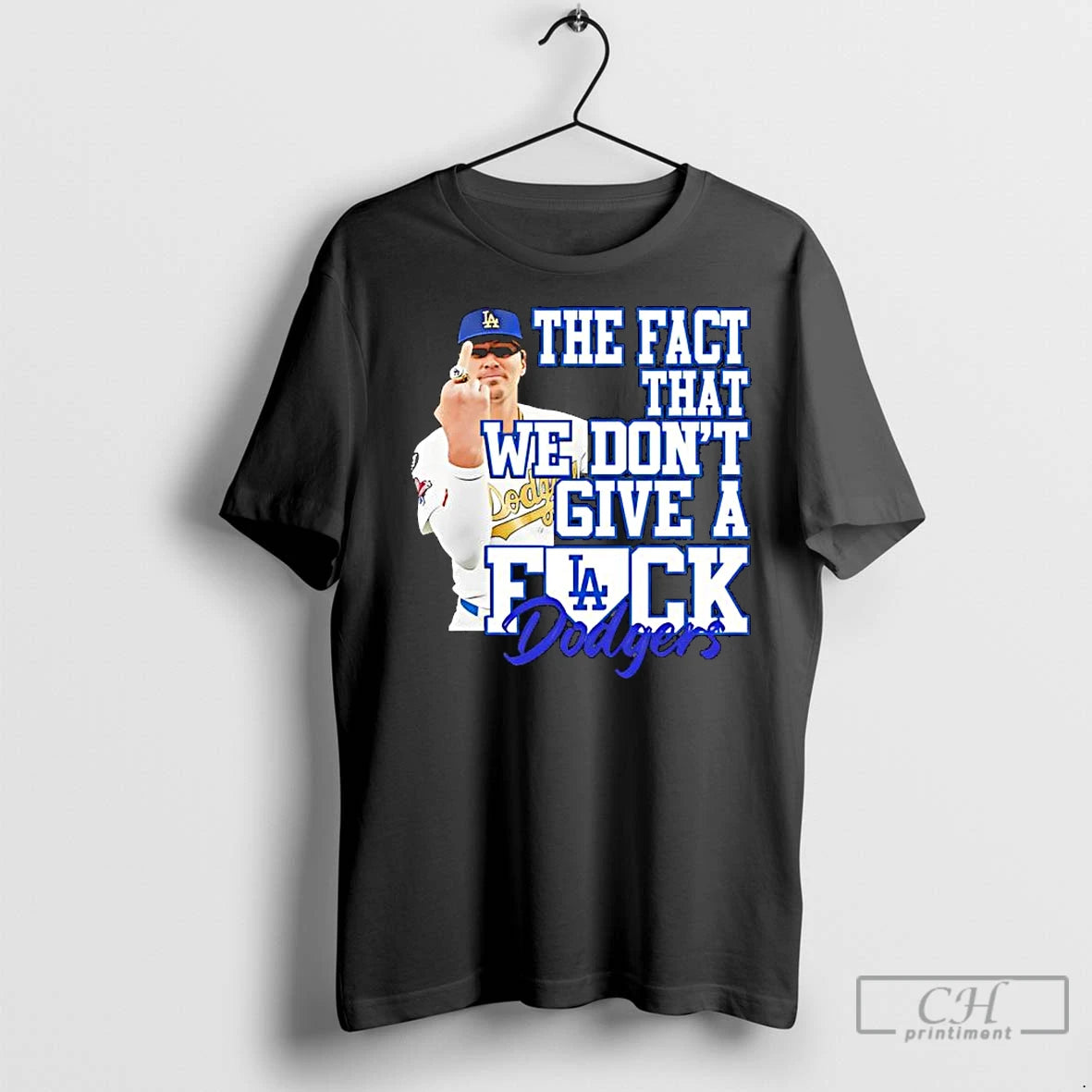 Classic Kike Hernandez La Dodger The Fact That We Dont Give A Fuck Shirt Hoodie Sweatshirt | PurePodTees.com
