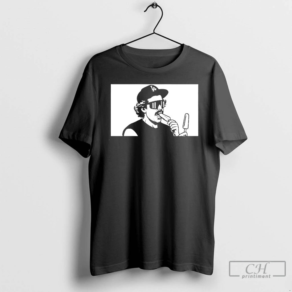 Classic Kike Hernandez With Two Popsicles Shirt Hoodie Sweatshirt | PurePodTees.com