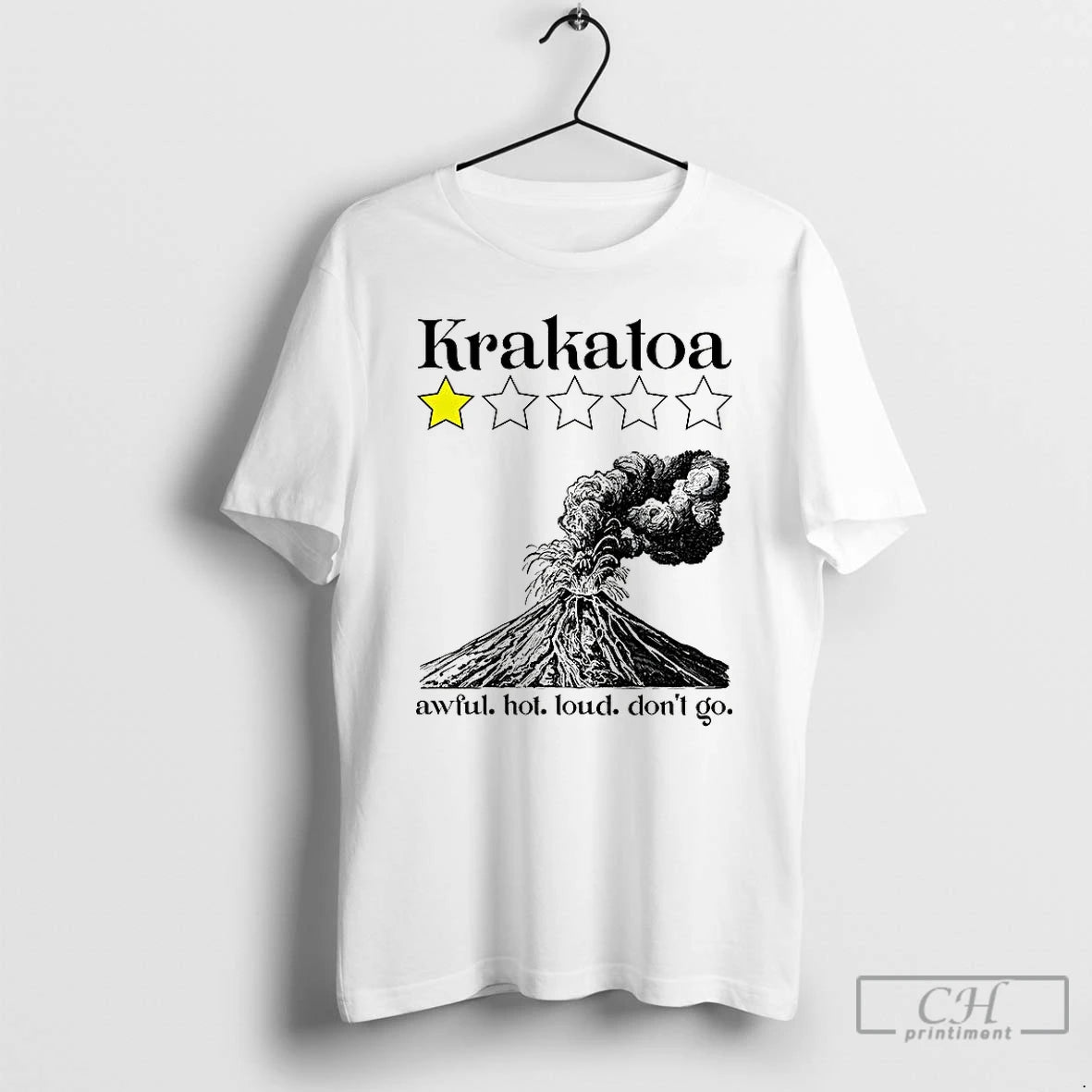 Classic Krakatoa Awful Hot Loud Dont Go 1 Star Shirt Hoodie Sweatshirt | PurePodTees.com