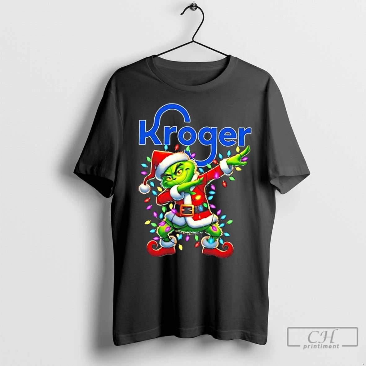 Classic Kroger Grinch Dabbing Merry Christmas Shirt Hoodie Sweatshirt | PurePodTees.com