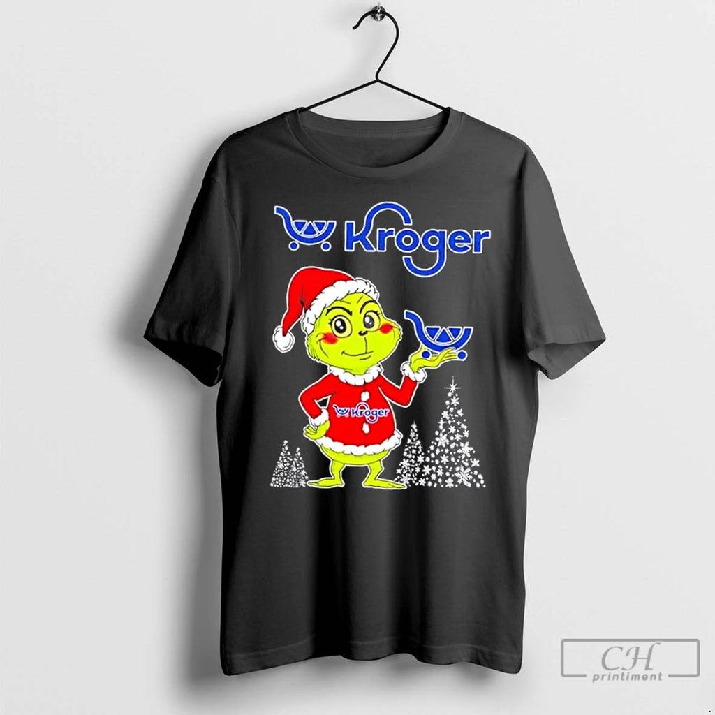 Classic Kroger And Grinchmas Christmas Tree Shirt Hoodie Sweatshirt | PurePodTees.com