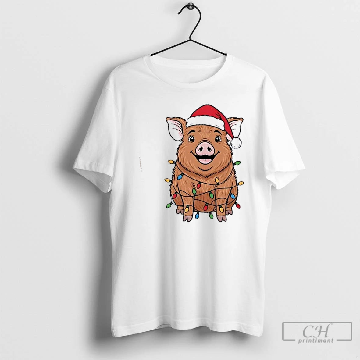 Classic Kunekune Christmas Pig Shirt Hoodie Sweatshirt | PurePodTees.com