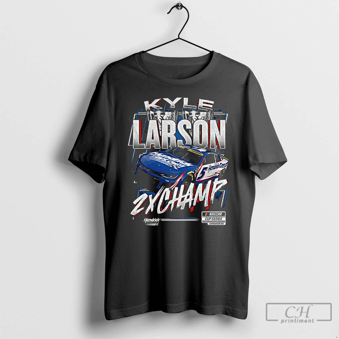 Classic Kyle Larson Hendrick Motorsports Two Time Nascar Cup Series Champion Trophy 2025 T Shirts Hoodie Sweatshirt