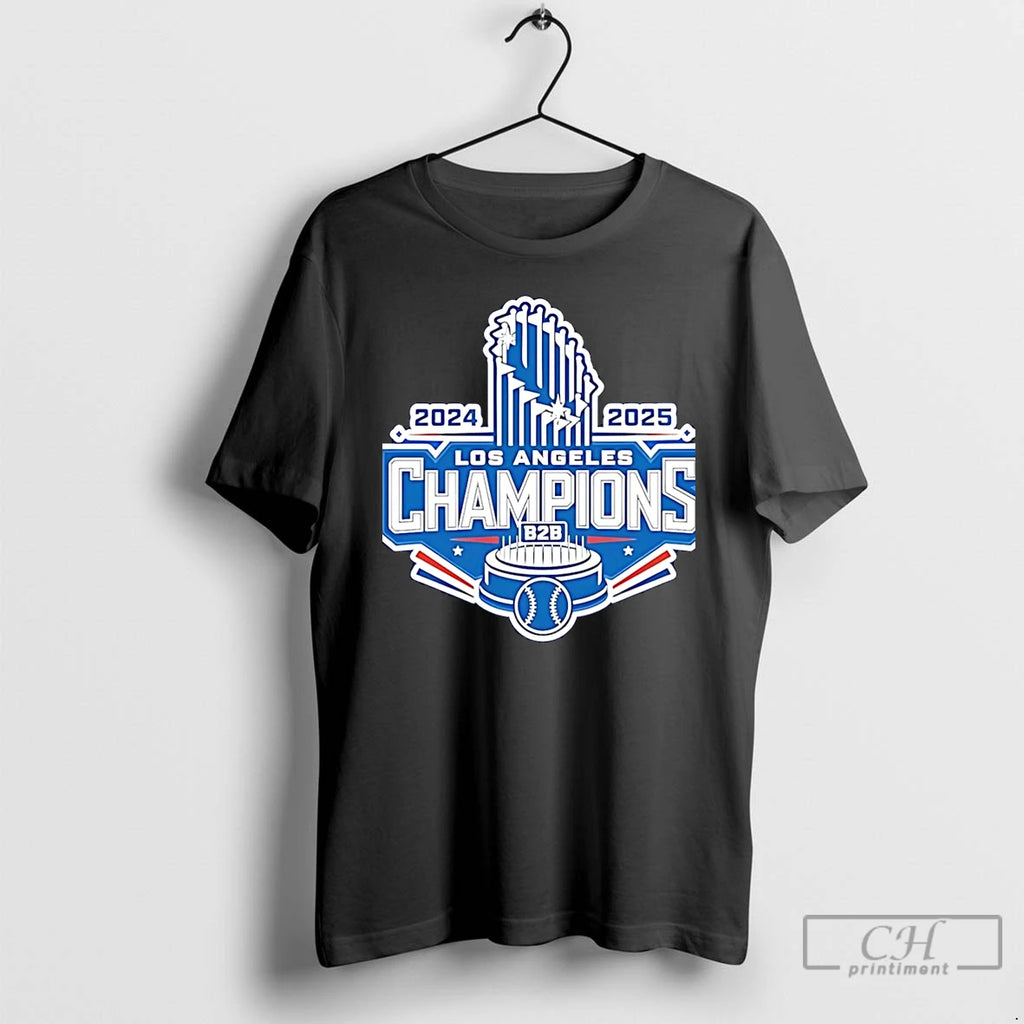Classic La Dodgers 2024 2025 B2b World Series Champions Christmas T Shirts Hoodie Sweatshirt | PurePodTees.com