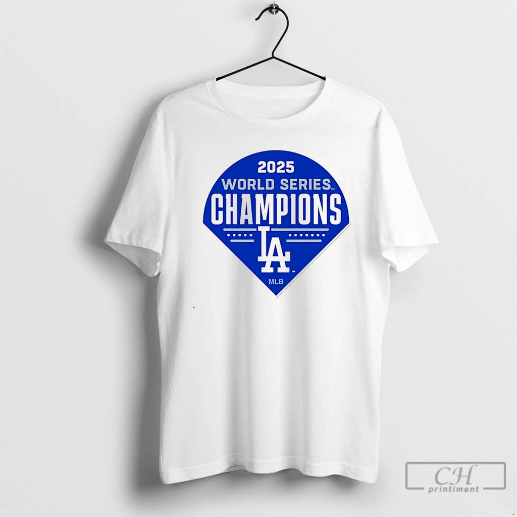 Classic La Dodgers 2025 Mlb World Series Champions Logo Christmas T Shirts Hoodie Sweatshirt | PurePodTees.com