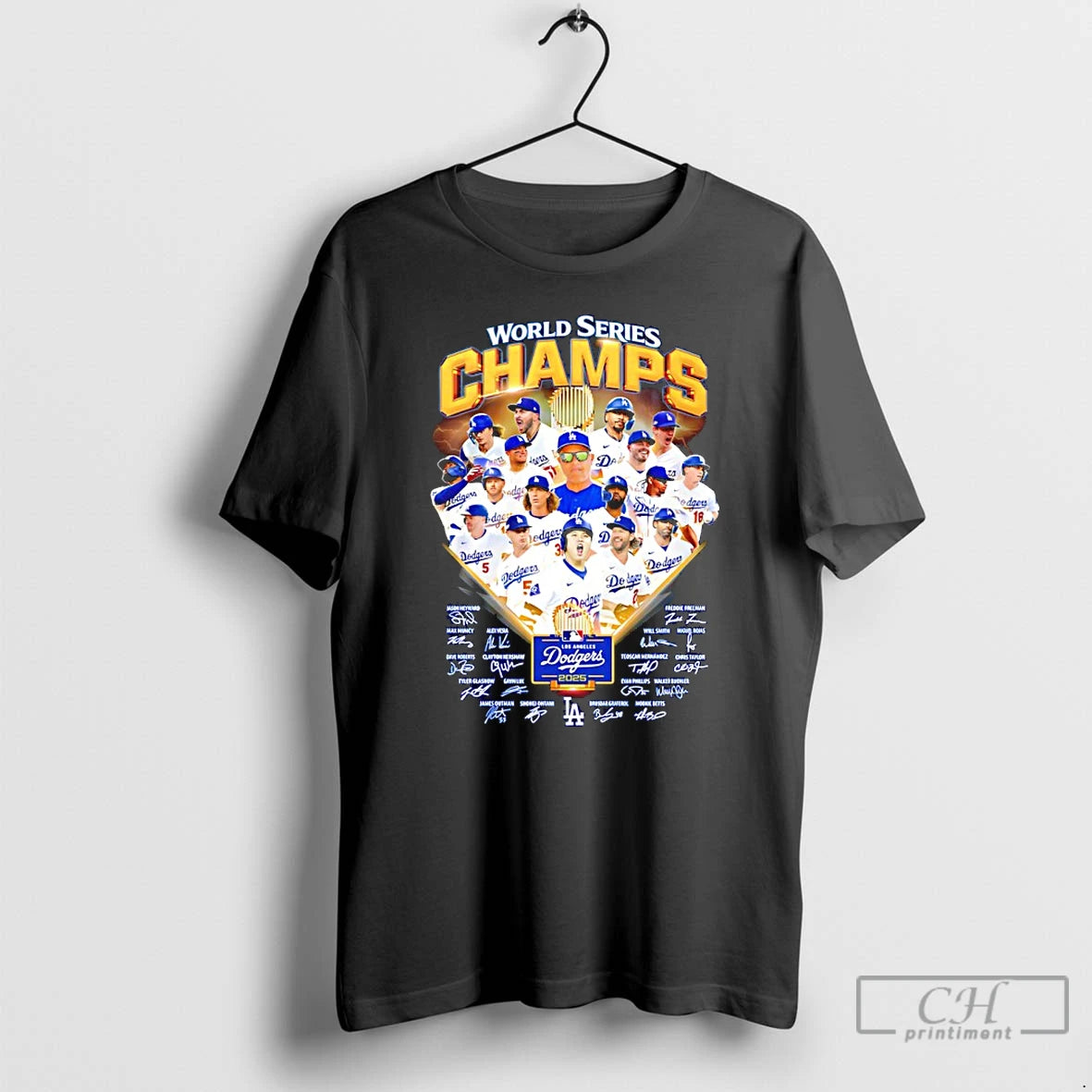 Classic La Dodgers 2025 World Series Champions Winner 8 Time In 24 All Team Shirt Hoodie Sweatshirt | PurePodTees.com