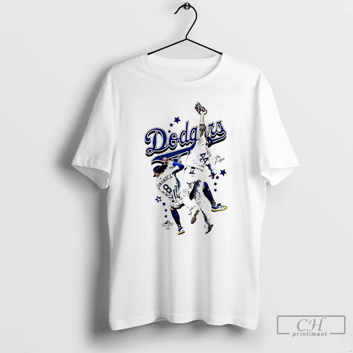 Classic La Dodgers Andy Pages And Enrique Hernandez 2025 World Series Champs Signatures T Shirts Hoodie Sweatshirt