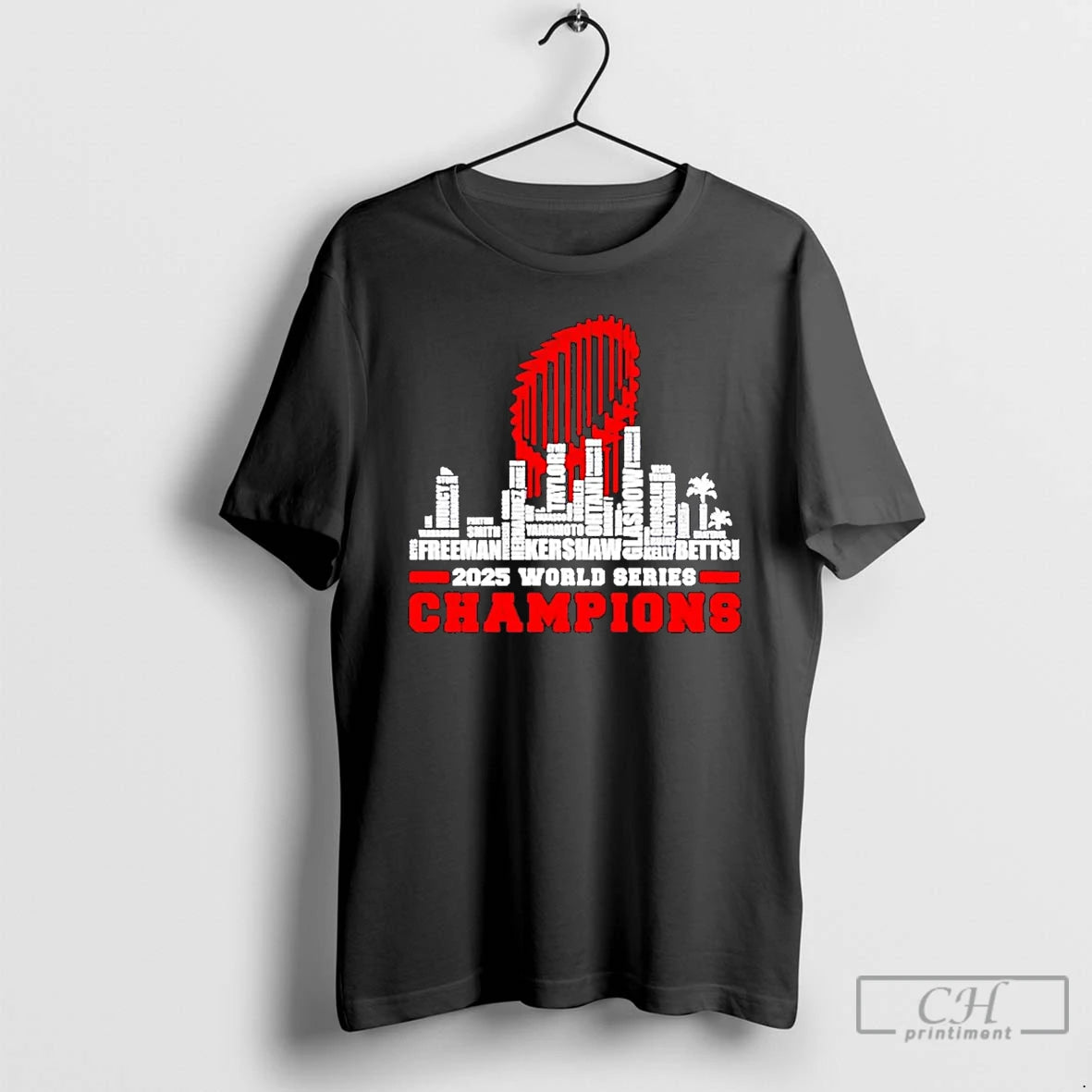 Classic La Baseball World Series Champions 2025 All Player Name T Shirts Hoodie Sweatshirt | PurePodTees.com
