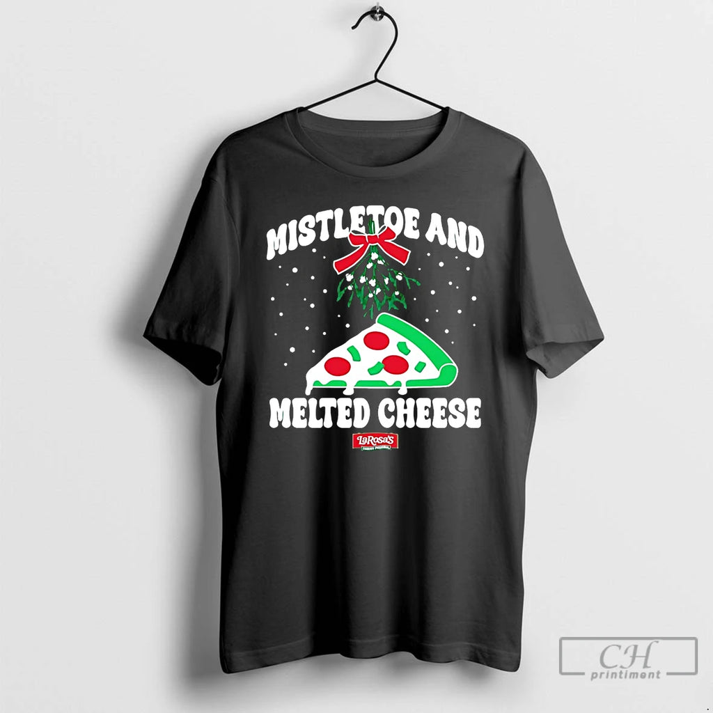 Classic Larosas Mistletoe And Melted Cheese Christmas Shirt Hoodie Sweatshirt | PurePodTees.com