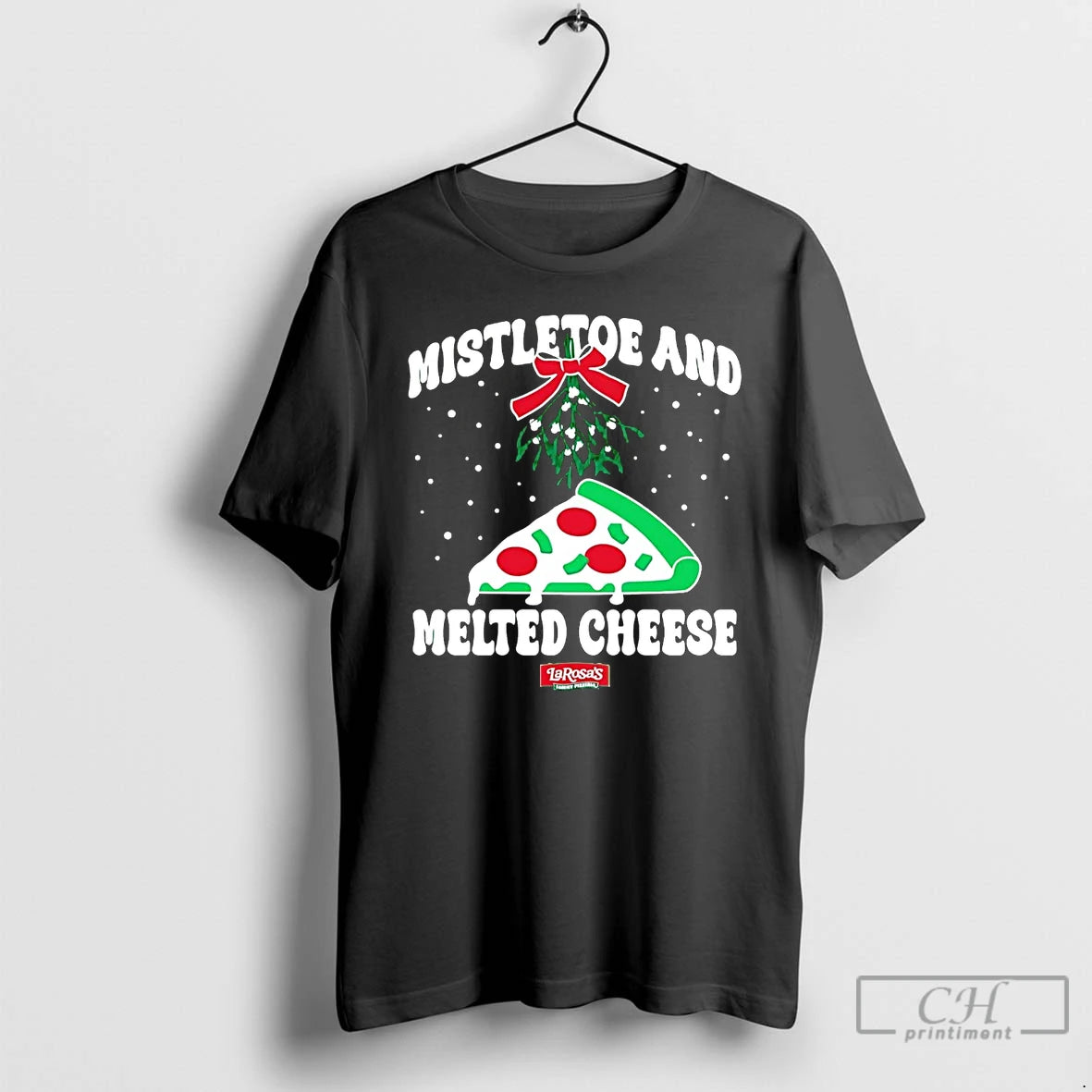 Classic Larosas Mistletoe And Melted Cheese Christmas Shirt Hoodie Sweatshirt | PurePodTees.com