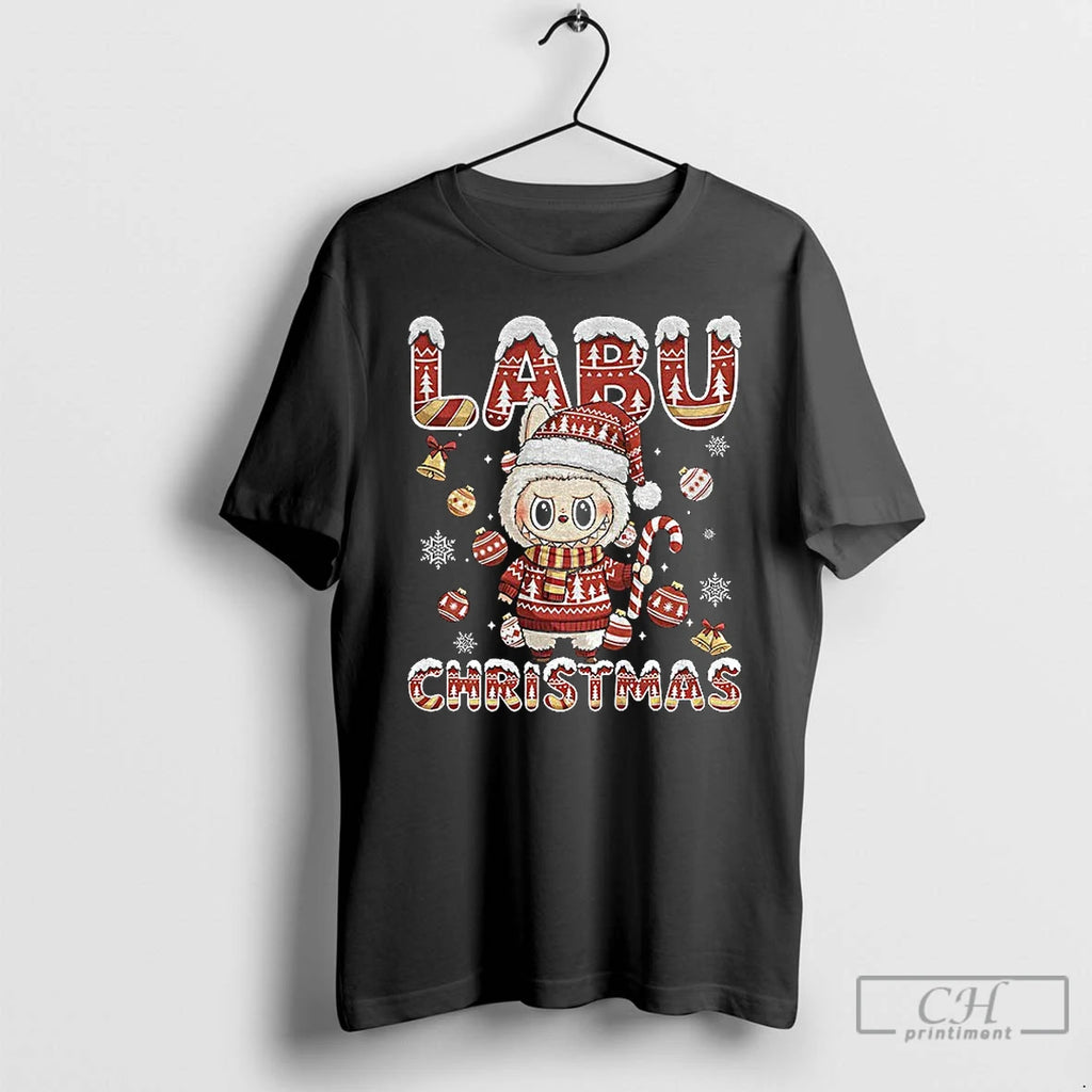 Classic Labu Bu Christmas Cute Santa Shirt Hoodie Sweatshirt | PurePodTees.com