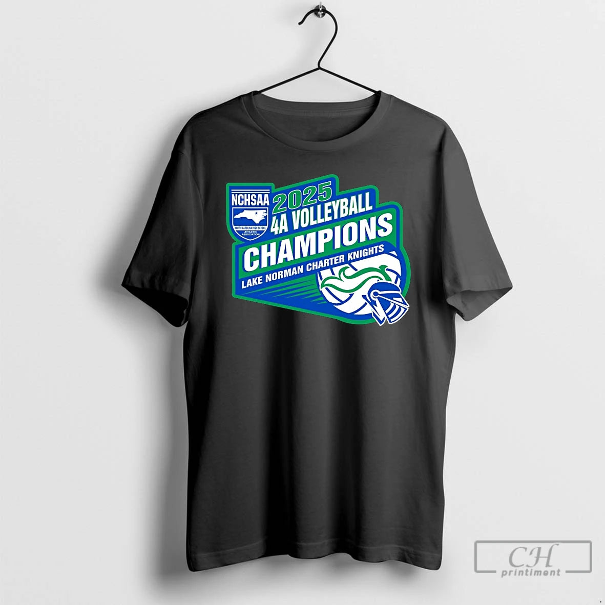 Classic Lake Norman Charter Knights 2025 Nchsaa 4a Volleyball Champions Shirt Hoodie Sweatshirt | PurePodTees.com