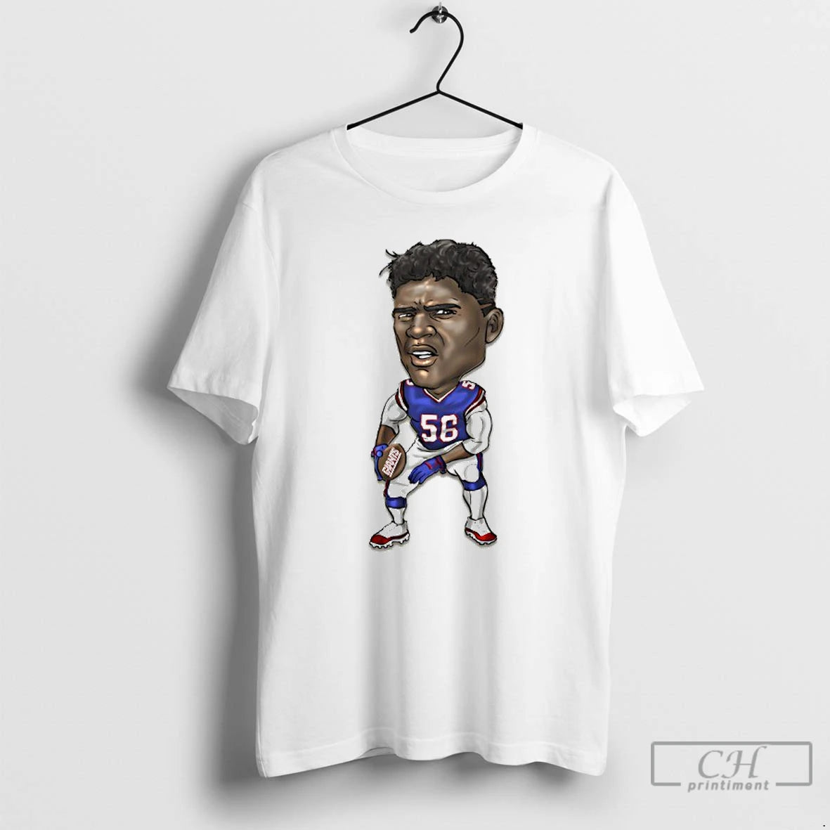 Classic Lawrence Taylor New York Giants Caricature Shirt Hoodie Sweatshirt | PurePodTees.com