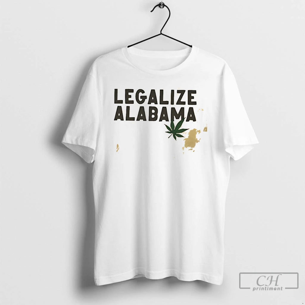 Classic Legalize Alabama Cannabis Leaf