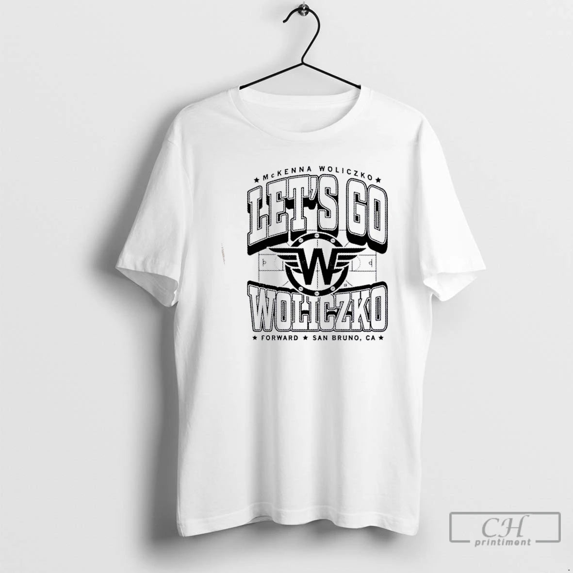 Classic Lets Go Mckenna Woliczko Forward San Bruno Ca T Shirts Hoodie Sweatshirt | PurePodTees.com