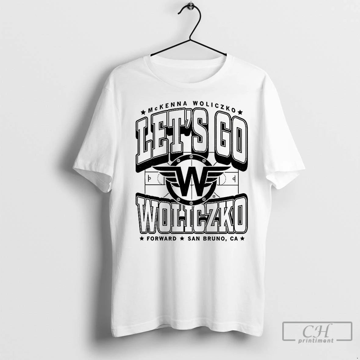 Classic Lets Go Mckenna Woliczko San Bruno California Shirt Hoodie Sweatshirt | PurePodTees.com