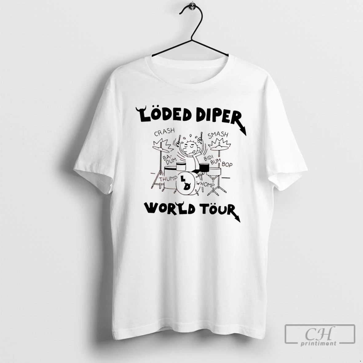 Classic Loded Diper World Tour Thump Whomp T Shirts Hoodie Sweatshirt | PurePodTees.com
