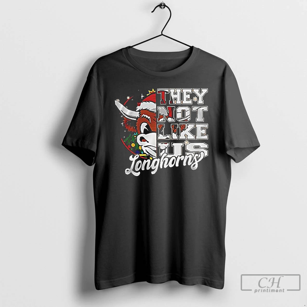 Classic Longhorns They Not Like Us Christmas T Shirts Hoodie Sweatshirt | PurePodTees.com