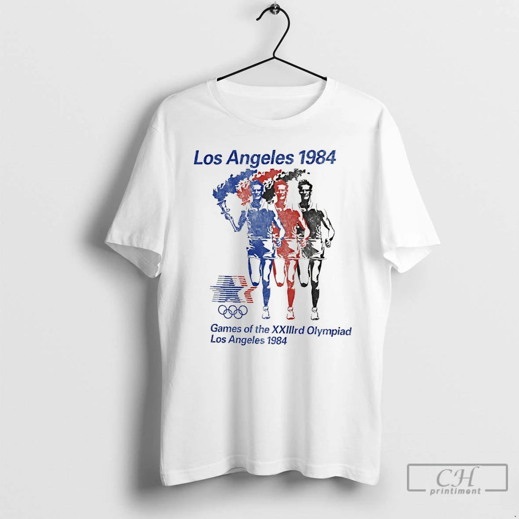 Classic Los Angeles 1984 Game Of The Xxiiird Runners Shirt Hoodie Sweatshirt | PurePodTees.com